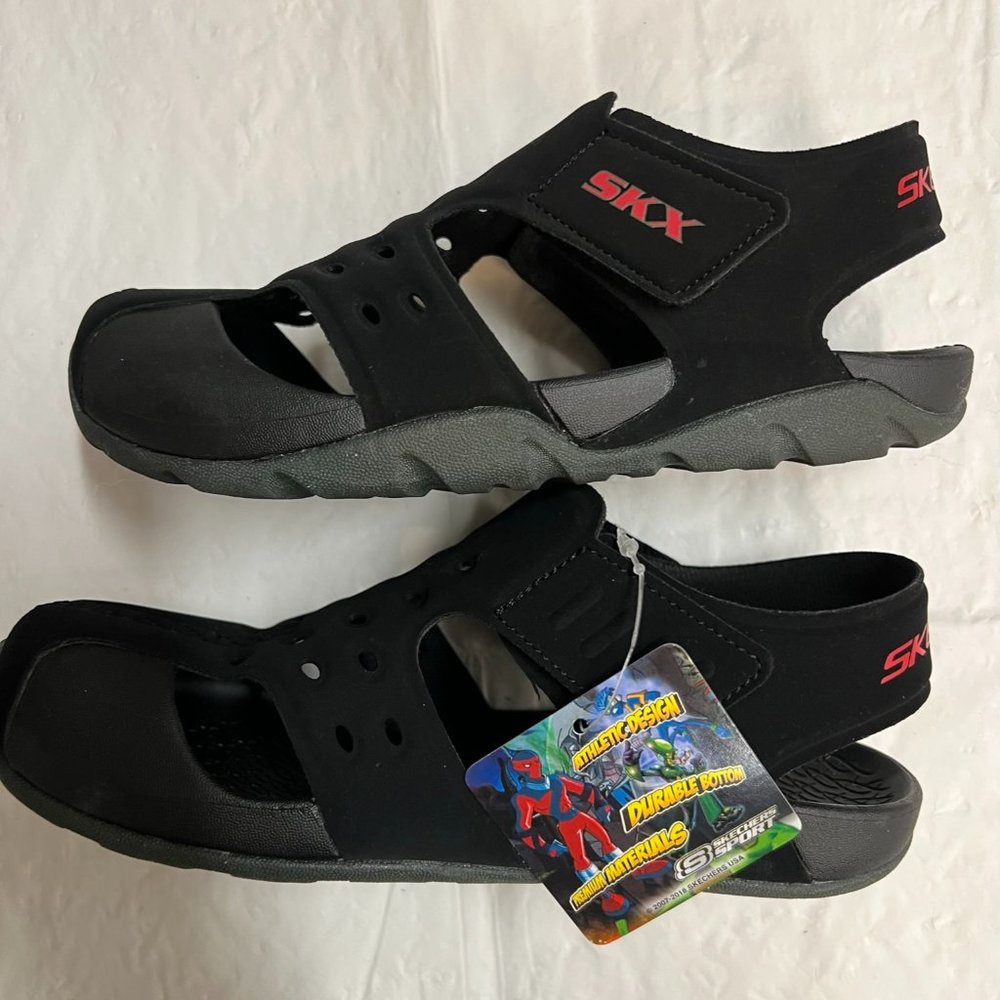 Boys Skechers Sport Black Shoes